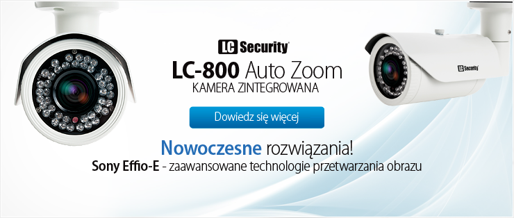 LC-800 Auto Zoom : Kamery zintegrowane : LC-800 Auto Zoom
