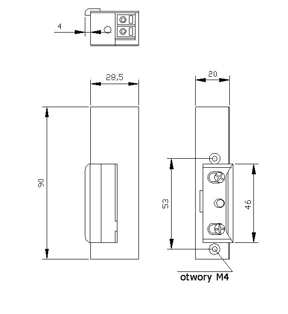 LC-R3-24.15L - Elektrozaczepy