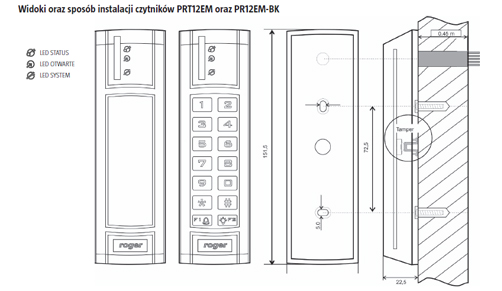 PRT12MF-G firmy Roger