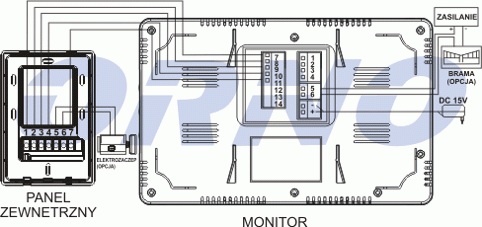 Zestaw wideodomofonowy OR-VID-VP-1009 ORNO