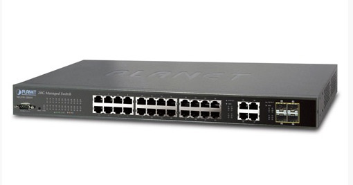 Planet WGSW-28040 - Switch 28x10/100/1000Mbit - Przeczniki sieciowe