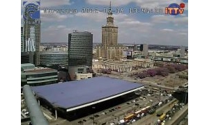 Panorama Warszawy z widokiem na Paac Kultury i Nauki