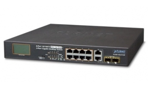 Planet FGSD-1022VHP - Switch 8xPoE + 2xTP/SFP